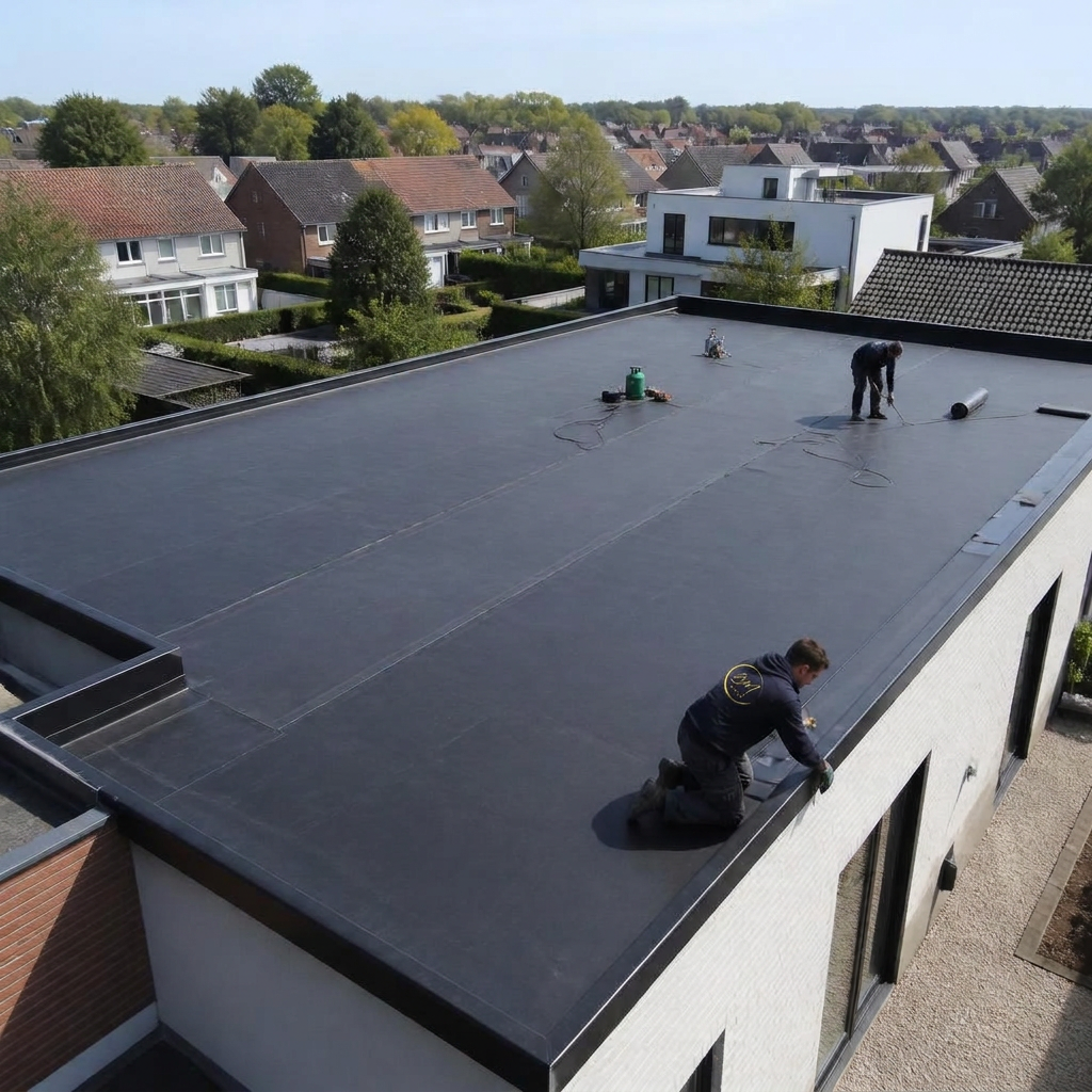 Roofing plat daken